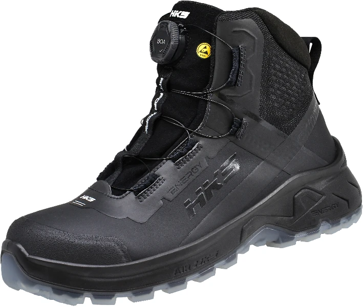HKS AirGuard Pro Black BOA S3 werkschoenen