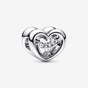 Pandora Bedel Stralend hart en steen 792493C01