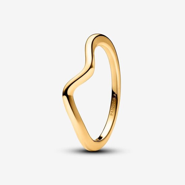 Pandora Pandora Ring Wave goud 163095C00-54