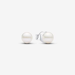 Pandora Oorstekers Witte Parel  4,5 MM 293168C01