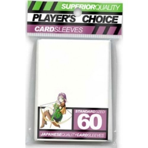 Player's Choice Player's Choice Premium Standard Sized Card Sleeves - White (60 Sleeves) Player's Choice Player's Choice Premium Standard Sized Card Sleeves - White (60 Sleeves)