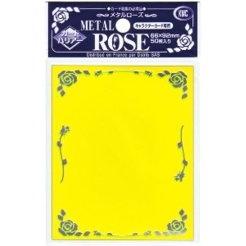 KMC KMC Sleeves Standard Metal Rose Yellow