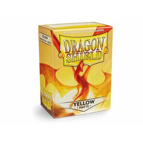 Dragon Shield Dragon Shield Standard Matte Sleeves - Yellow (100)