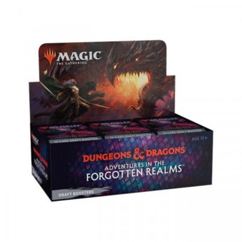 Magic The Gathering Adventures in the Forgotten Realms Draft Booster Box MTG Magic The Gathering Adventures in the Forgotten Realms Draft Booster Box MTG