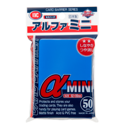 KMC KMC Small Sleeves Alpha Mini Blue KMC KMC Small Sleeves Alpha Mini Blue