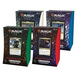 Magic The Gathering Adventures in the Forgotten Realms Commander Deck Full Set (4 Decks) MTG