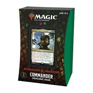 Magic The Gathering Adventures in the Forgotten Realms Commander Deck - Draconic Rage MTG
