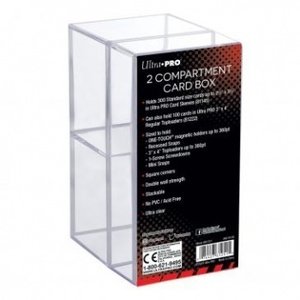 Ultra Pro Ultra Pro Two-Piece Clear Card Box with Two Compartments