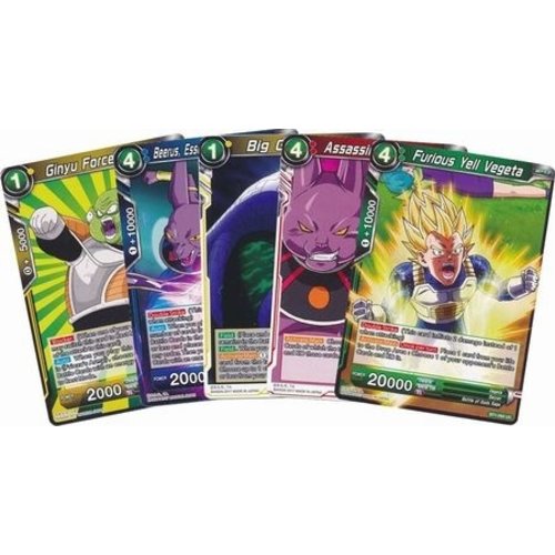 Dragon Ball Super Card Game 50 Random Common/Uncommon Dragon Ball Super Kaarten