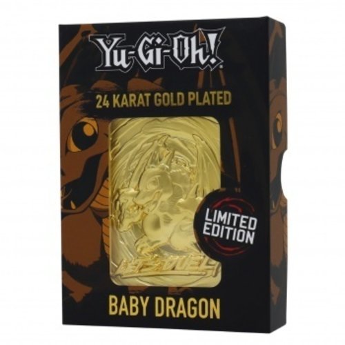 Yu-Gi-Oh! Yu-Gi-Oh! Limited Edition 24K Gold Plated Collectible - Baby Dragon