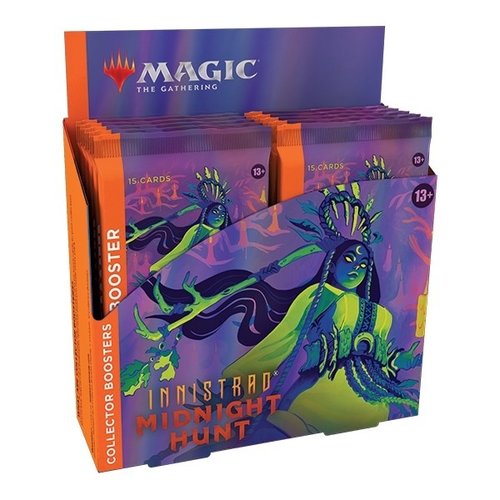 Magic The Gathering Innistrad: Midnight Hunt Collector's Booster Box MTG Magic The Gathering Innistrad: Midnight Hunt Collector's Booster Box MTG