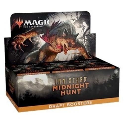 Magic The Gathering Innistrad: Midnight Hunt Draft Booster Box MTG Magic The Gathering Innistrad: Midnight Hunt Draft Booster Box MTG