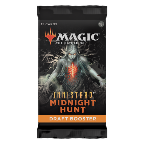 Magic The Gathering Innistrad: Midnight Hunt Draft Booster Pack MTG Magic The Gathering Innistrad: Midnight Hunt Draft Booster Pack MTG