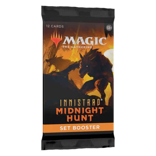 Magic The Gathering Innistrad: Midnight Hunt Set Booster Pack MTG Magic The Gathering Innistrad: Midnight Hunt Set Booster Pack MTG