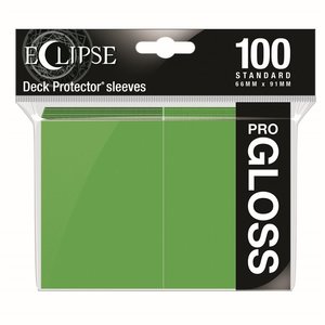 Ultra Pro Eclipse Standard Gloss Sleeves - Lime Green Ultra Pro