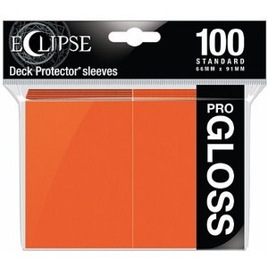 Ultra Pro Eclipse Standard Gloss Sleeves - Pumpkin Orange Ultra Pro