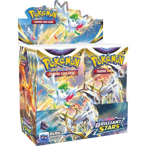 The Pokémon Company Pokemon Sword & Shield Brilliant Stars Booster Box The Pokémon Company Pokemon Sword & Shield Brilliant Stars Booster Box