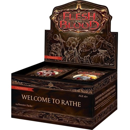 Flesh and Blood Flesh & Blood TCG - Welcome to Rathe Unlimited Booster Box Flesh and Blood Flesh & Blood TCG - Welcome to Rathe Unlimited Booster Box