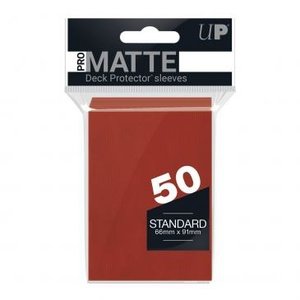 Ultra Pro Ultra Pro Standard Matte Sleeves Red