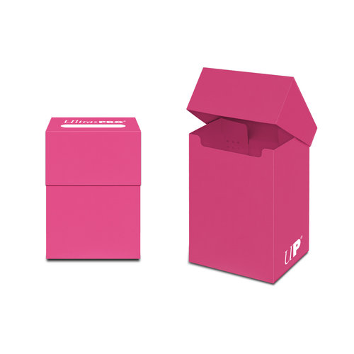 Ultra Pro Deck Box Solid Bright Pink Ultra Pro