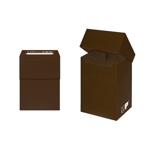 Ultra Pro Deck Box Solid Brown Ultra Pro