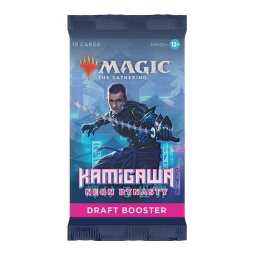 Magic The Gathering Kamigawa Neon Dynasty Draft Booster Pack MTG Magic The Gathering Kamigawa Neon Dynasty Draft Booster Pack MTG