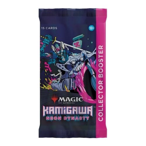 Magic The Gathering Kamigawa Neon Dynasty Collector's Booster Pack MTG Magic The Gathering Kamigawa Neon Dynasty Collector's Booster Pack MTG