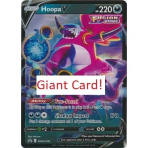 The Pokémon Company Hoopa V Pokemon Giant Promo Card SWSH176 The Pokémon Company Hoopa V Pokemon Giant Promo Card SWSH176