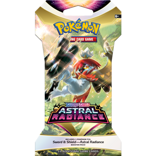The Pokémon Company Pokemon Sword & Shield Astral Radiance Sleeved Booster Pack The Pokémon Company Pokemon Sword & Shield Astral Radiance Sleeved Booster Pack