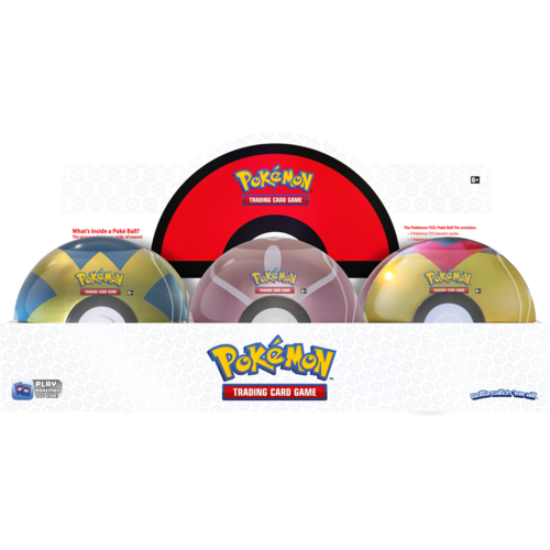 The Pokémon Company Pokemon Poke Ball Tin Display (6 Tins) Q2 2022