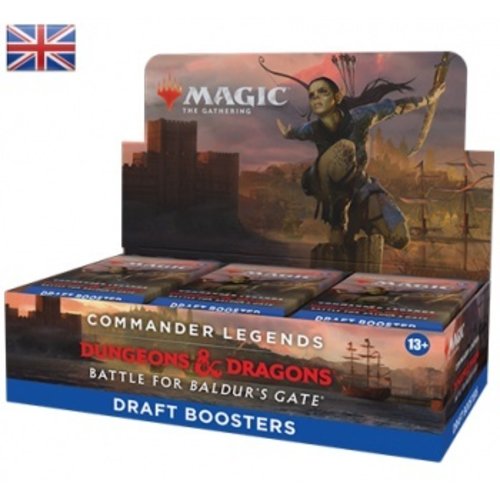Magic The Gathering Commander Legends Baldur's Gate Draft Booster Box MTG Magic The Gathering Commander Legends Baldur's Gate Draft Booster Box MTG