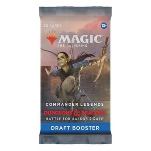 Magic The Gathering Commander Legends Baldur's Gate Draft Booster Pack MTG Magic The Gathering Commander Legends Baldur's Gate Draft Booster Pack MTG