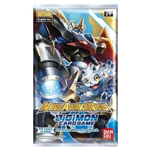 Digimon Digimon Card Game - New Awakening Booster Pack BT08 Digimon Digimon Card Game - New Awakening Booster Pack BT08