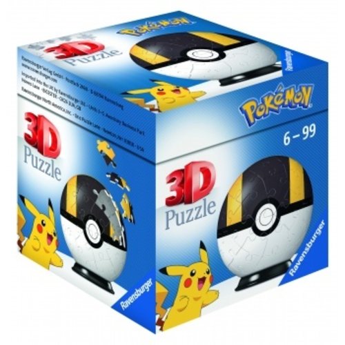 The Pokémon Company Ravensburger 3D Puzzle-Ball - Pokémon - Ultra Ball 54pc The Pokémon Company Ravensburger 3D Puzzle-Ball - Pokémon - Ultra Ball 54pc