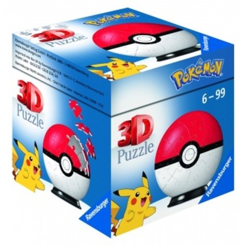 The Pokémon Company Ravensburger 3D Puzzle-Ball - Pokémon - Poke Ball 54pc The Pokémon Company Ravensburger 3D Puzzle-Ball - Pokémon - Poke Ball 54pc