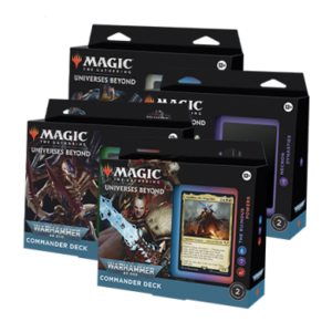 Magic The Gathering Warhammer 40K Commander Deck Set (4 Decks) MTG