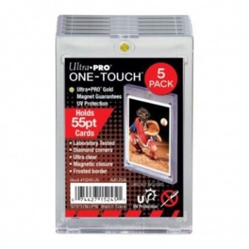 Ultra Pro One-Touch Magnetic Holder UV - 55pt - 5 Pack Ultra Pro Ultra Pro One-Touch Magnetic Holder UV - 55pt - 5 Pack Ultra Pro
