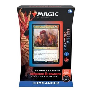 Magic The Gathering Commander Legends Baldur's Gate Commander Deck: Draconic Dissent MTG