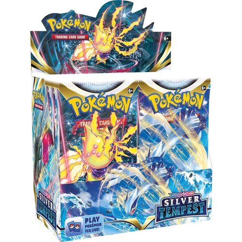 The Pokémon Company Pokemon Sword & Shield Silver Tempest Booster Box The Pokémon Company Pokemon Sword & Shield Silver Tempest Booster Box