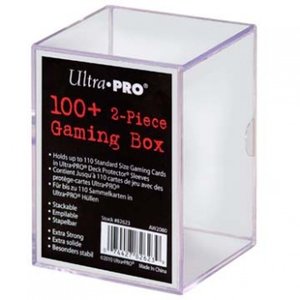 Ultra Pro Ultra Pro - 2-Piece Storage Box - 100 Cards - Clear (2 Boxes)