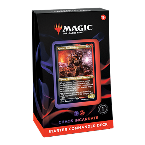 Magic The Gathering Evergreen Starter Commander Deck 2022 - Chaos Incarnate MTG Magic The Gathering Evergreen Starter Commander Deck 2022 - Chaos Incarnate MTG