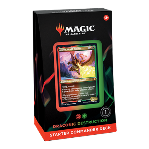 Magic The Gathering Evergreen Starter Commander Deck 2022 - Draconic Destruction MTG Magic The Gathering Evergreen Starter Commander Deck 2022 - Draconic Destruction MTG