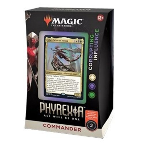 Magic The Gathering Phyrexia: All Will Be One Commander Deck Corrupting Influence MTG Magic The Gathering Phyrexia: All Will Be One Commander Deck Corrupting Influence MTG