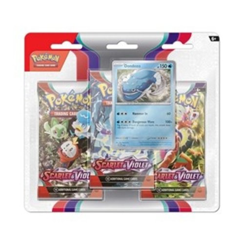 The Pokémon Company Pokemon Scarlet & Violet 3-Booster Blister Dondozo The Pokémon Company Pokemon Scarlet & Violet 3-Booster Blister Dondozo