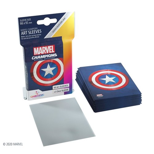 Gamegenic Gamegenic - Marvel Champions Art Sleeves - Captain America Gamegenic Gamegenic - Marvel Champions Art Sleeves - Captain America