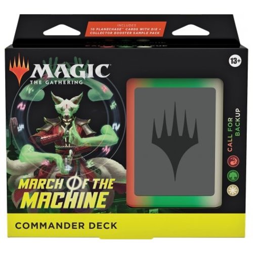 Magic The Gathering March of the Machine Commander Deck Call for Backup MTG Magic The Gathering March of the Machine Commander Deck Call for Backup MTG