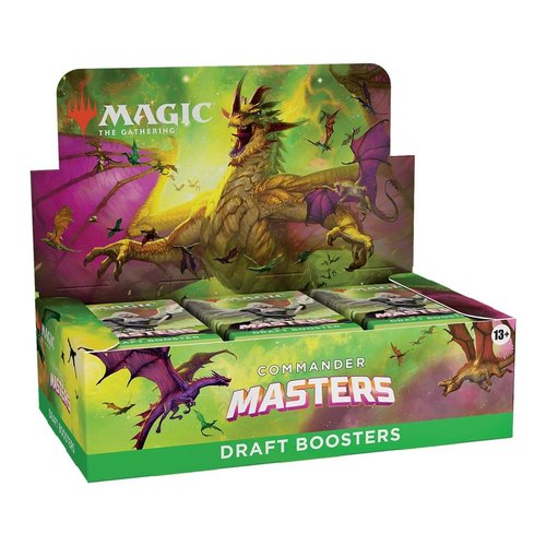 Magic The Gathering Commander Masters Draft Booster Box MTG