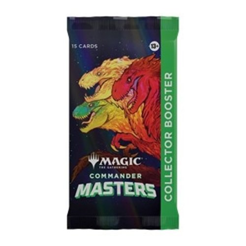 Magic The Gathering Commander Masters Collector's Booster Pack MTG Magic The Gathering Commander Masters Collector's Booster Pack MTG