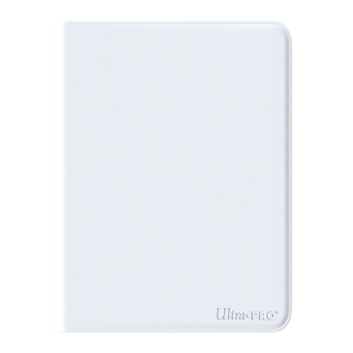 Ultra Pro 4-Pocket Zippered Pro Binder - Vivid White Ultra Pro