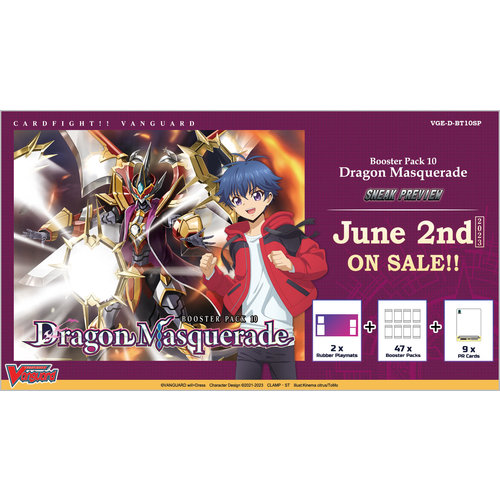 Cardfight!! Vanguard Cardfight!! Vanguard Sneak Preview Dragon Masquerade 04-06-2023 Cardfight!! Vanguard Cardfight!! Vanguard Sneak Preview Dragon Masquerade 04-06-2023